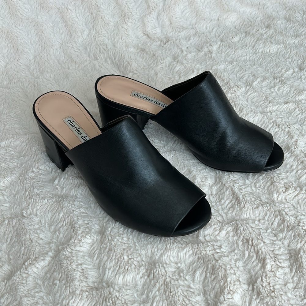 Charles David Leather Sandal - Picture 2 of 7